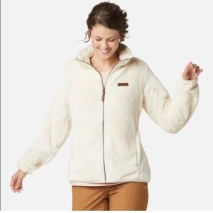 Columbia Cream Fleece Jacket